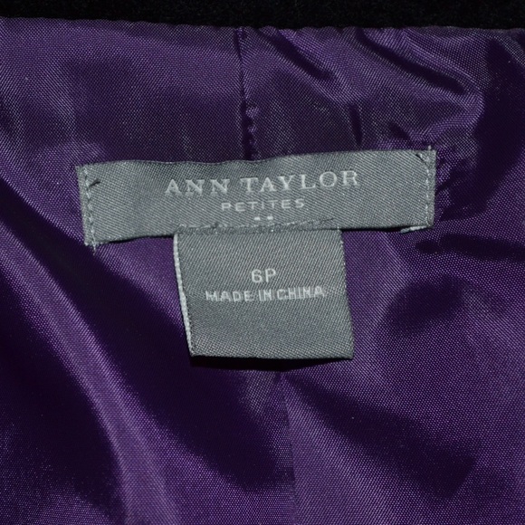 Women’s Ann Taylor black blazer, size 6P - Picture 8 of 10